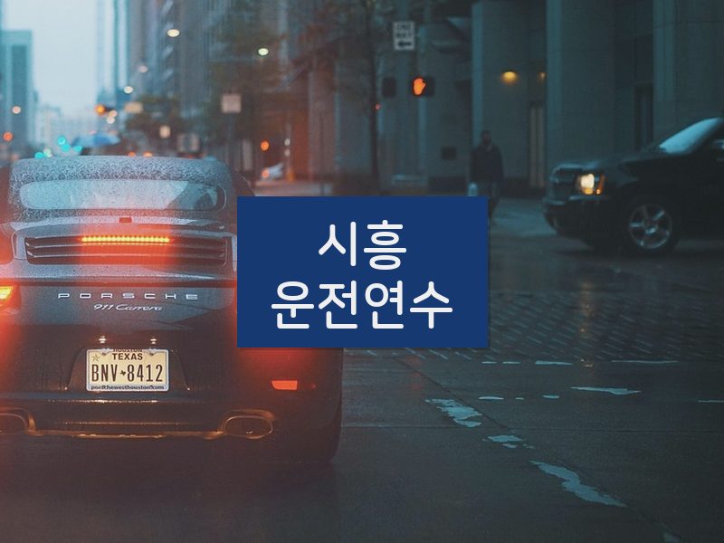 시흥운전연수 후기