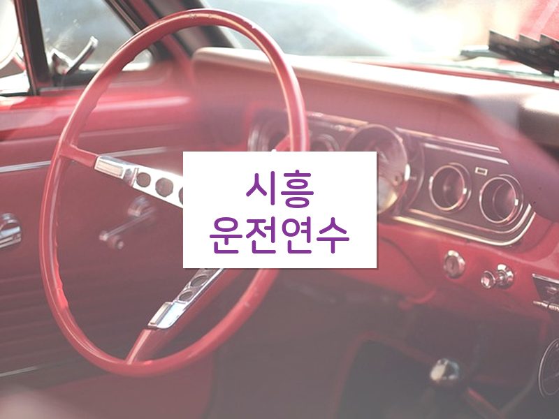 시흥운전연수 후기