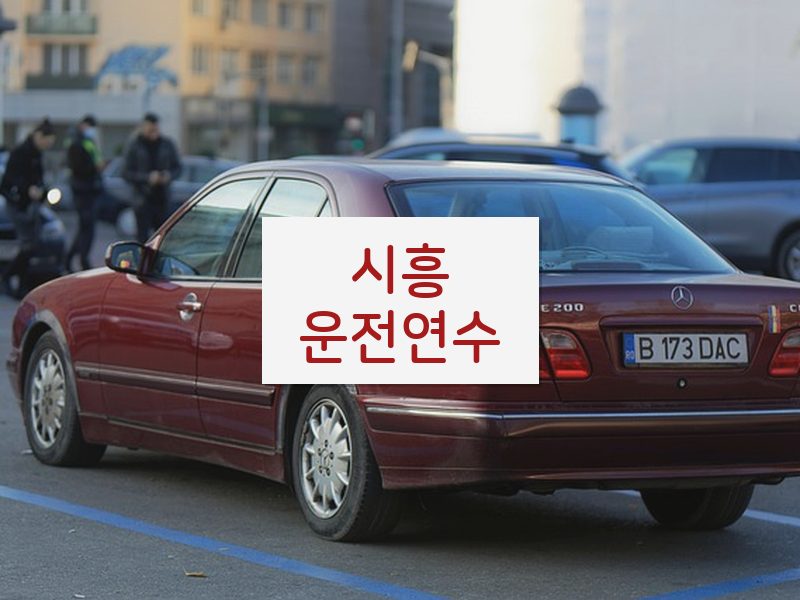 시흥운전연수 후기