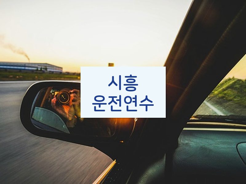 시흥운전연수 후기