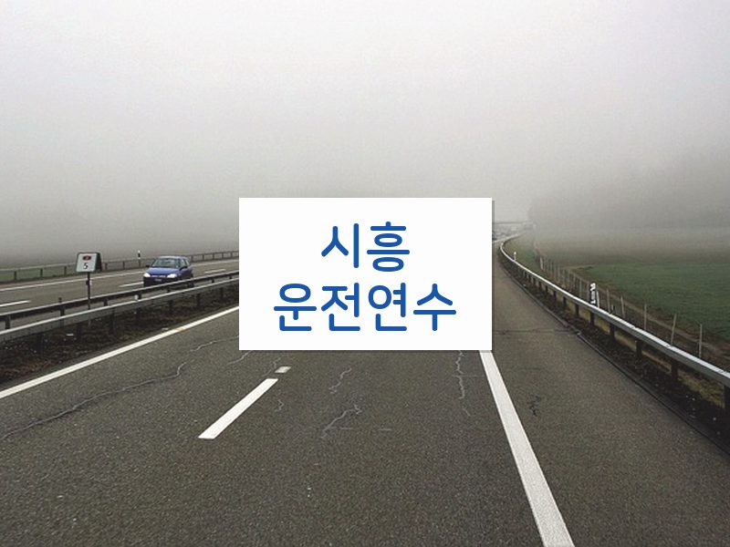 시흥운전연수 후기