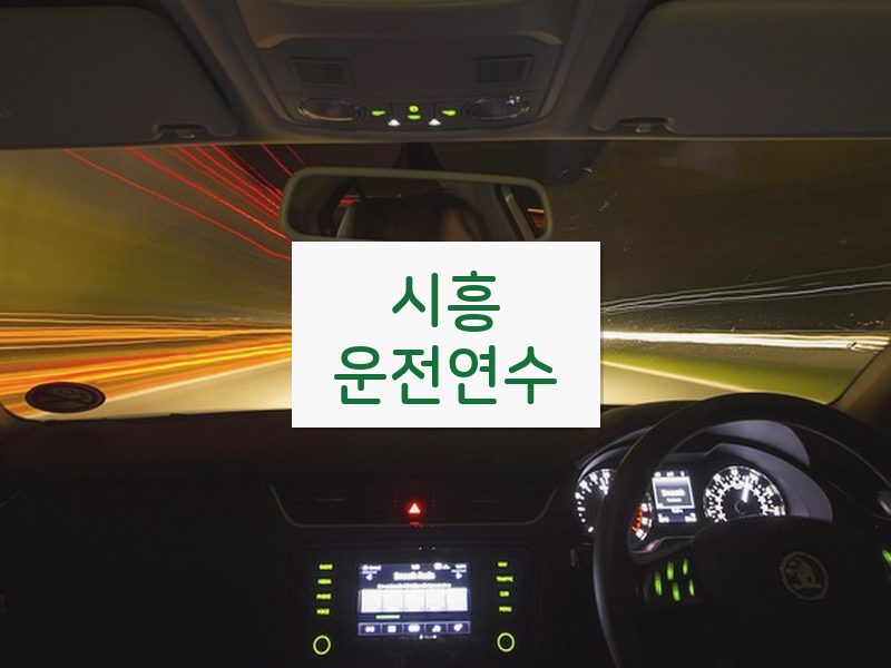시흥운전연수 후기