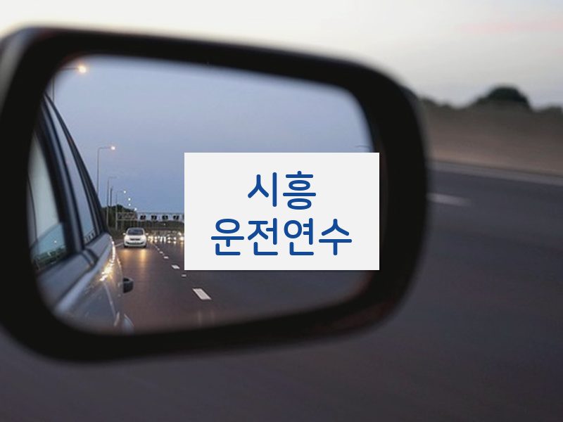 시흥운전연수 후기