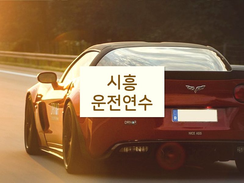 시흥운전연수 후기