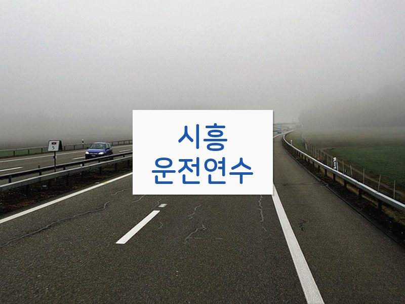 시흥운전연수 후기