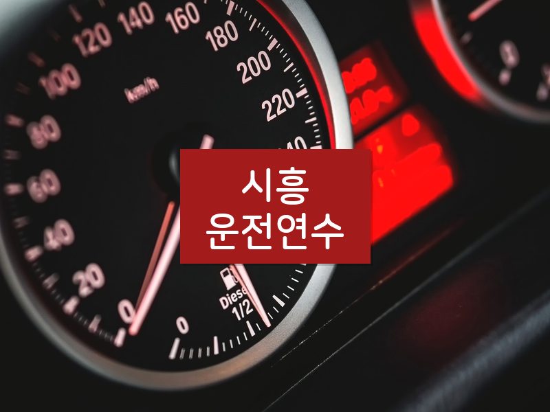 시흥운전연수 후기