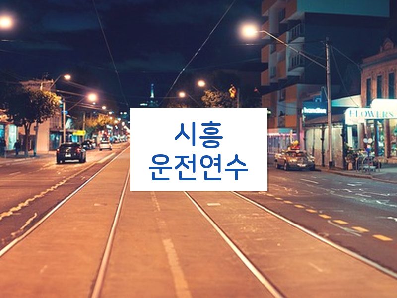 시흥운전연수 후기