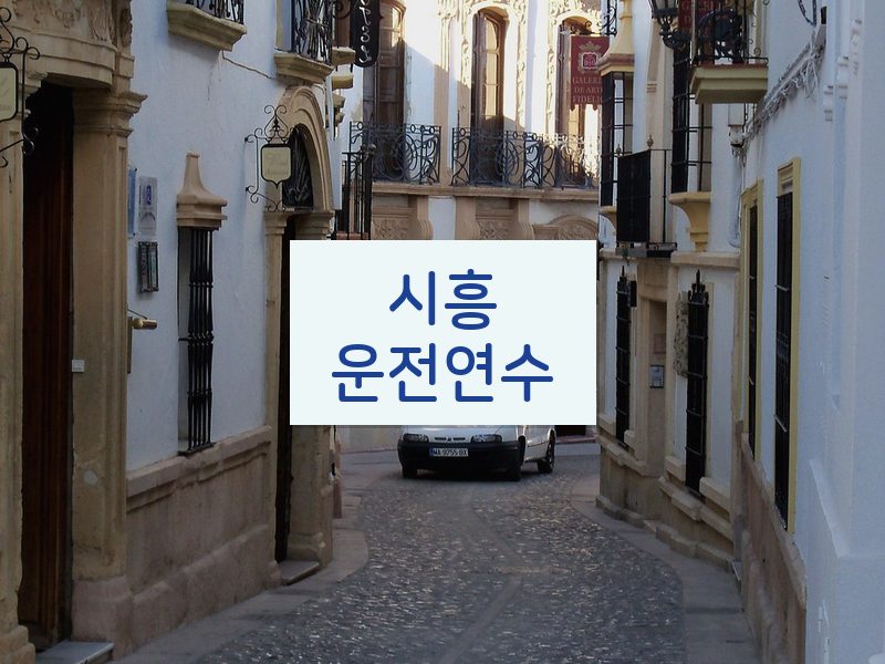 시흥운전연수 후기