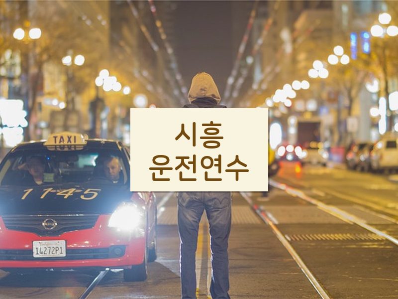 시흥운전연수 후기