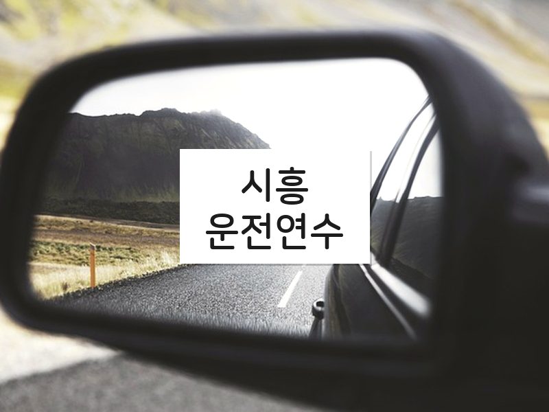 시흥운전연수 후기