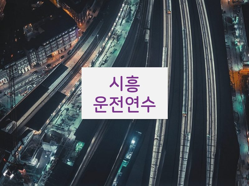 시흥운전연수 후기