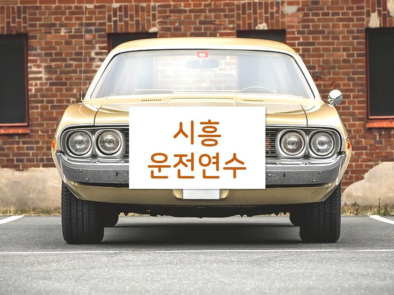 시흥운전연수 후기