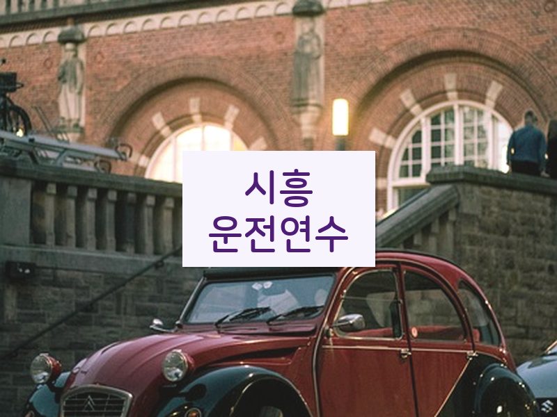 시흥운전연수 후기