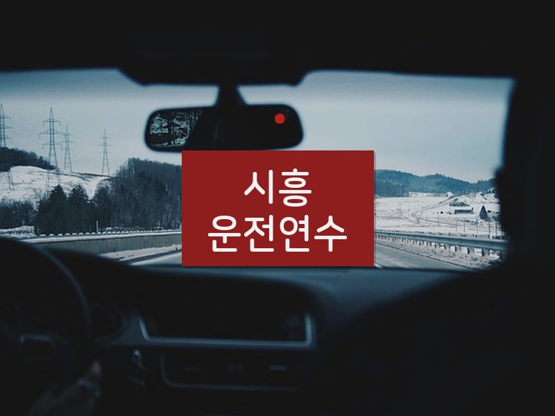 시흥운전연수 후기