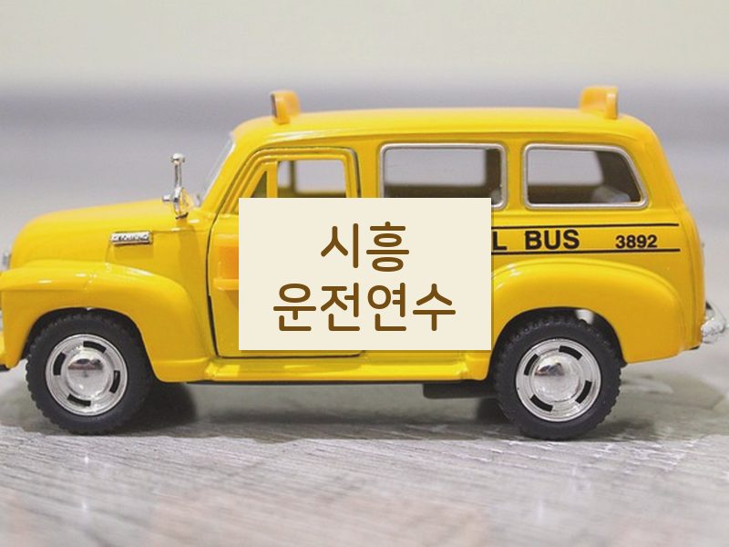 시흥운전연수 후기