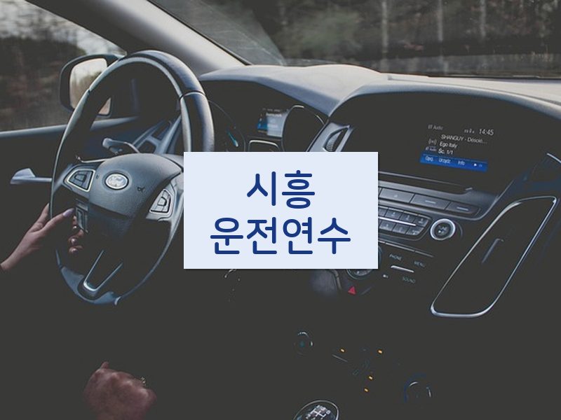시흥운전연수 후기