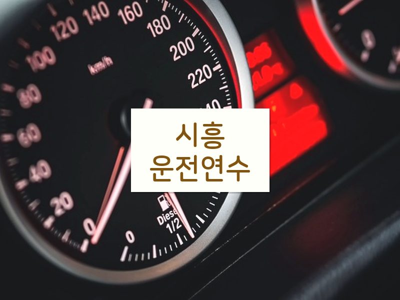 시흥운전연수 후기