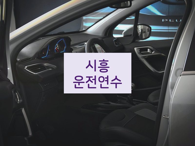 시흥운전연수 후기