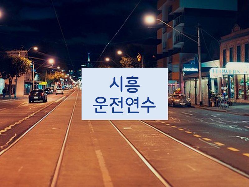 시흥운전연수 후기