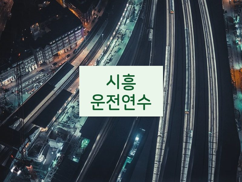 시흥운전연수 후기