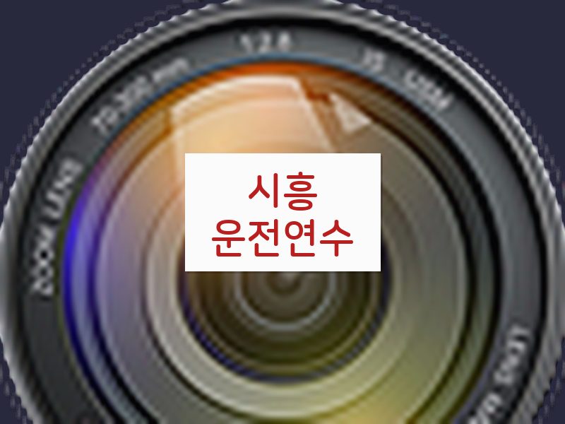 시흥운전연수 후기